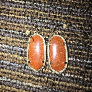 Burnt Orange Kendra Scott Earrings